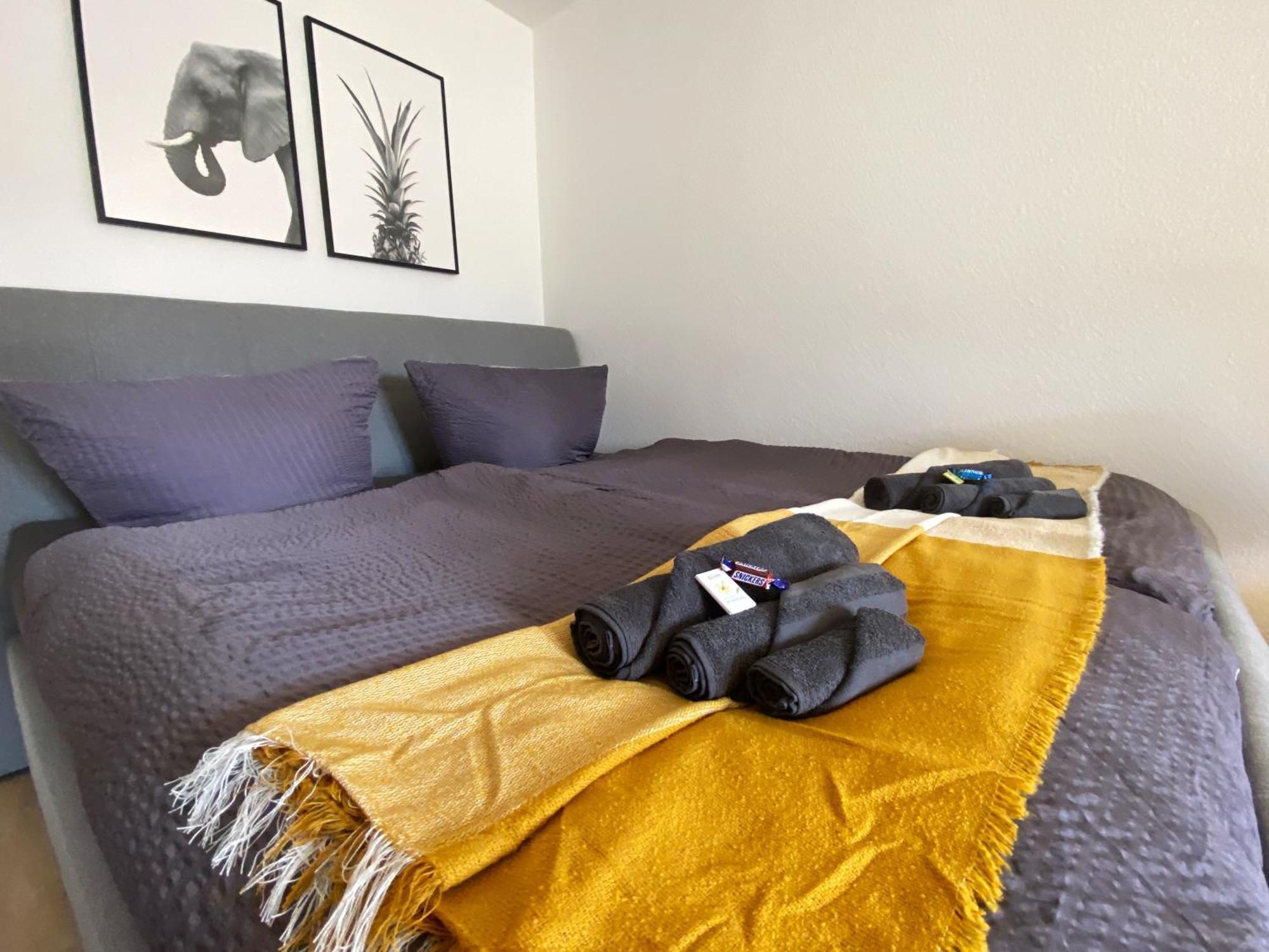 Schoelerberg Apartment Mit Tiefgaragenparkplatz Und Kingsize-Bett Osnabrück Buitenkant foto